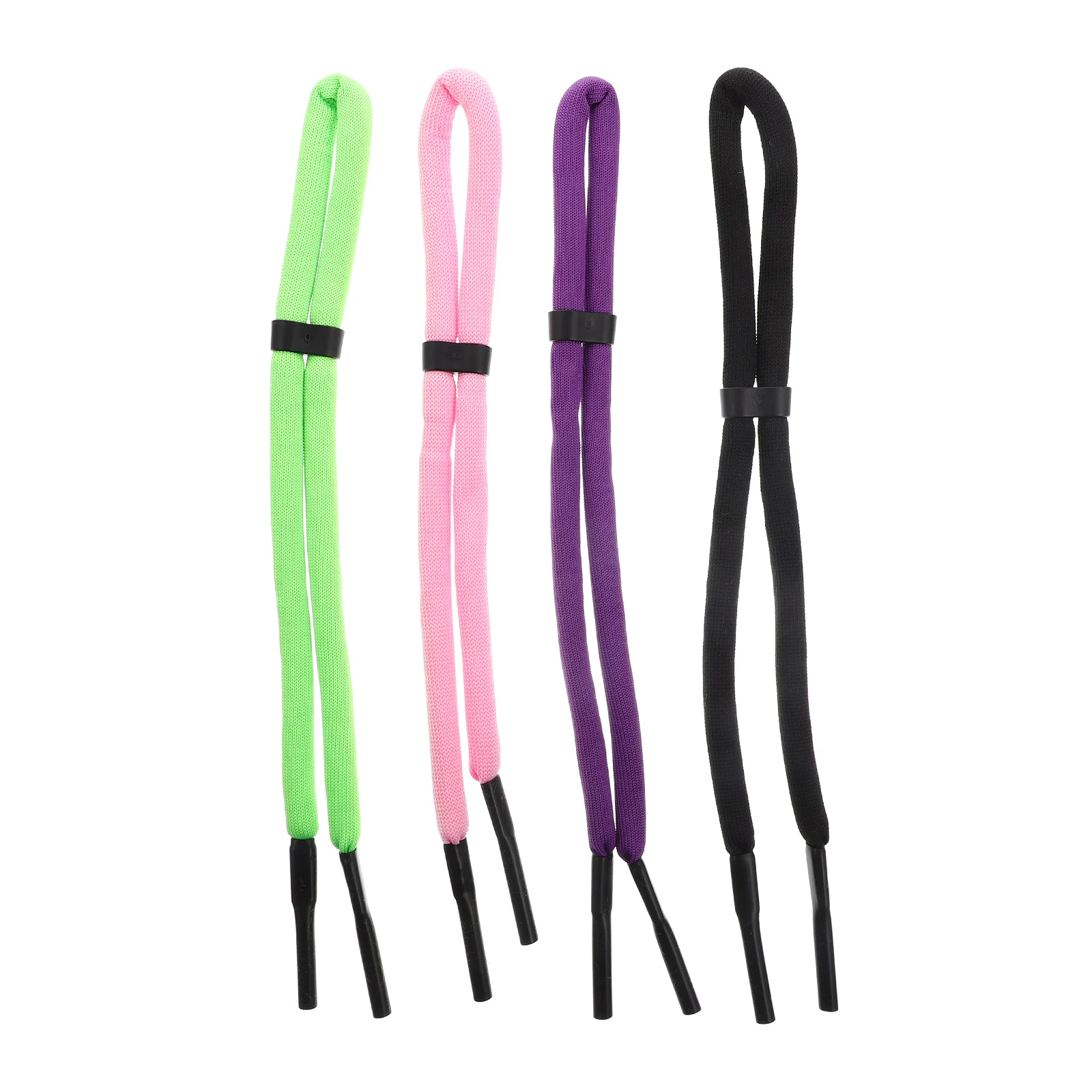 

4pcs Sunglasses Strap Eyewear Retainer Adjustable Polyester Sports Holder Soft Float Glasses String Band For Water Activities