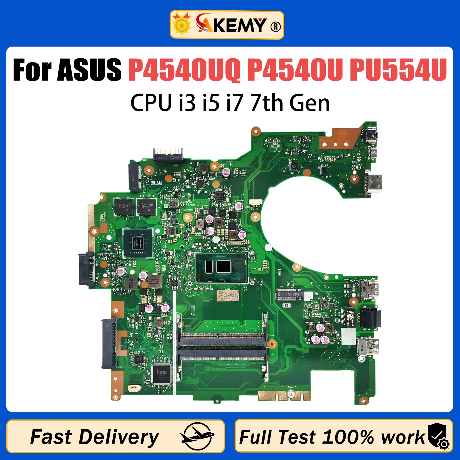 

Материнская плата для ноутбука AKEMY P4540UQ Материнская плата ASUS PRO P4540U PU554U P454U