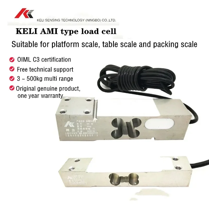 Keli Ami Weighing Platform Scale And Table Scale Sensor Suitable For Platform Scale, Filling And Packing Scale 50kg~500kg