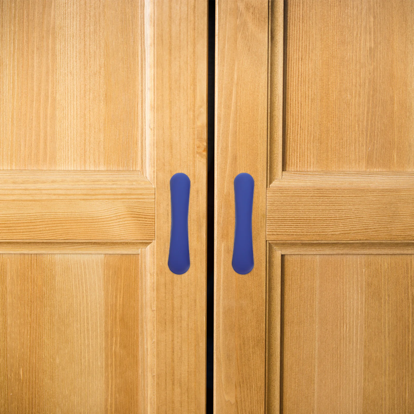 3 個ロングバープルハンドルモダングレーブルーイエローキャビネットドアノブ引き出しプルハンドルクリエイティブ食器棚ワードローブ家具