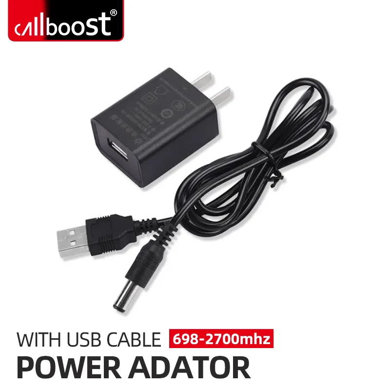 

Callboost Power supply adapter with USB interface 5V 1A DC 5.5*2.5mm booster monitor etc regulation charger adaptor supply EU