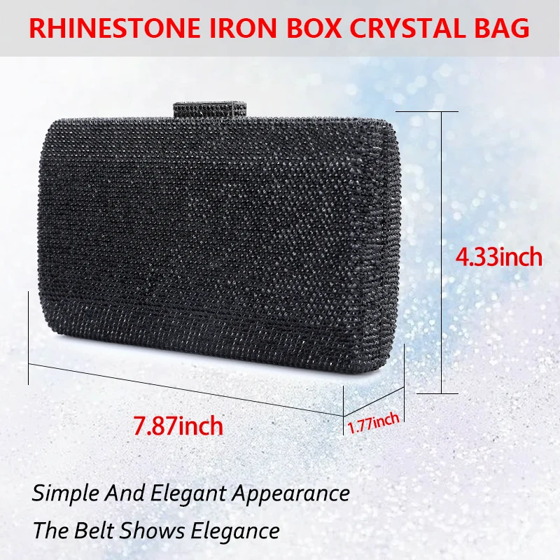 New Clutch Bag Luxury High-end Women's Bag Shining Bag Wedding Crystal Evening Bag Birthday Valentine's Day Gift from Women Bags