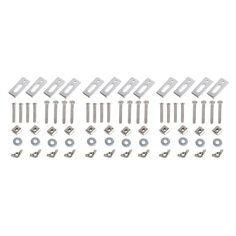 

12 Pack T-Track Clamp,Mini T Track Hold Down Clamps Kit Compatible With 3018-PRO,3018-Prover,1810-PRO CNC Router Machine