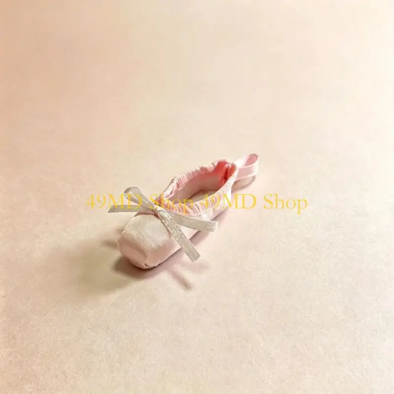 49MD Decorative Ballet Shoe Charm Ring Decoration for Daily Carry