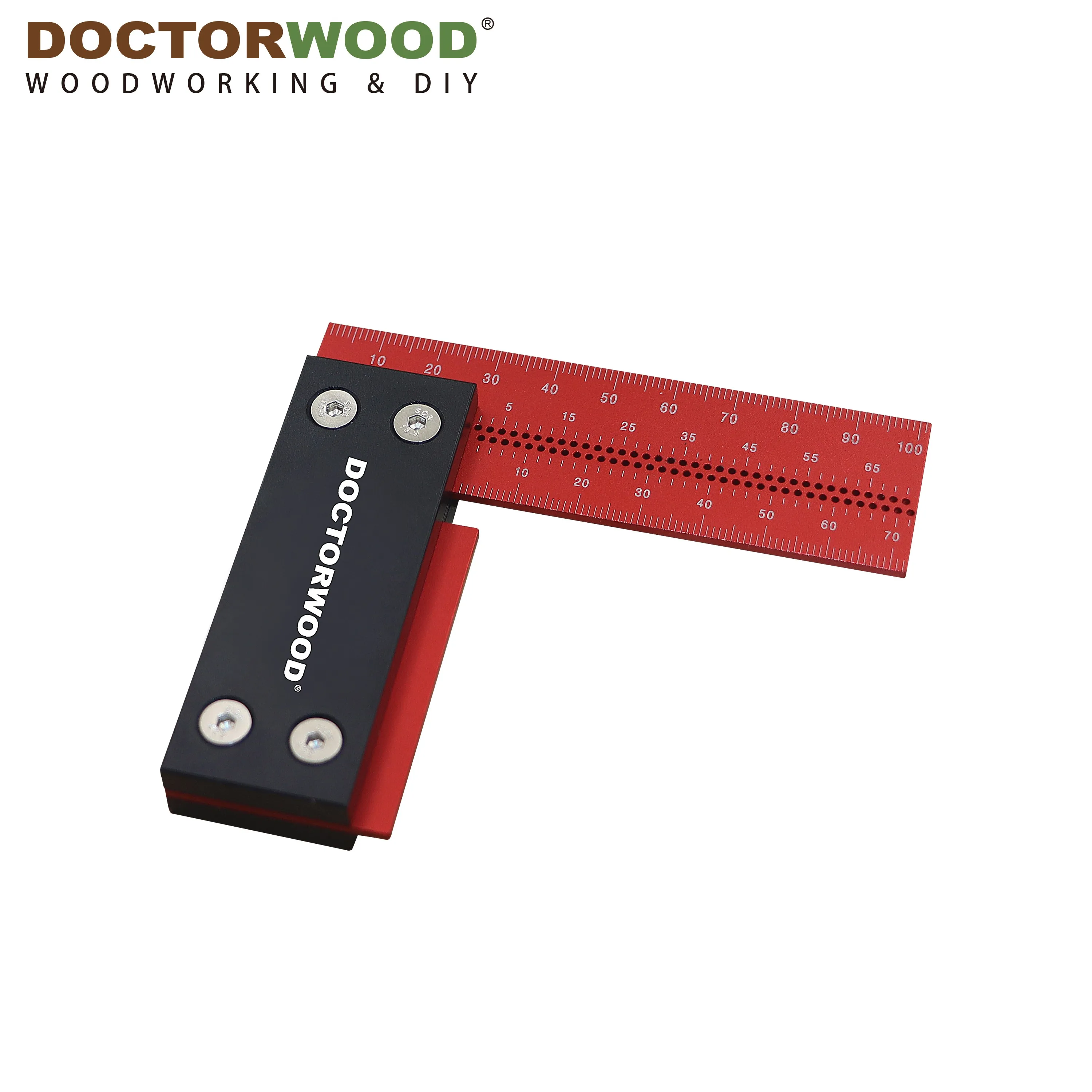 Mini L-square Angle Ruler High-precision Aluminum Alloy Angle Woodworking Scriber