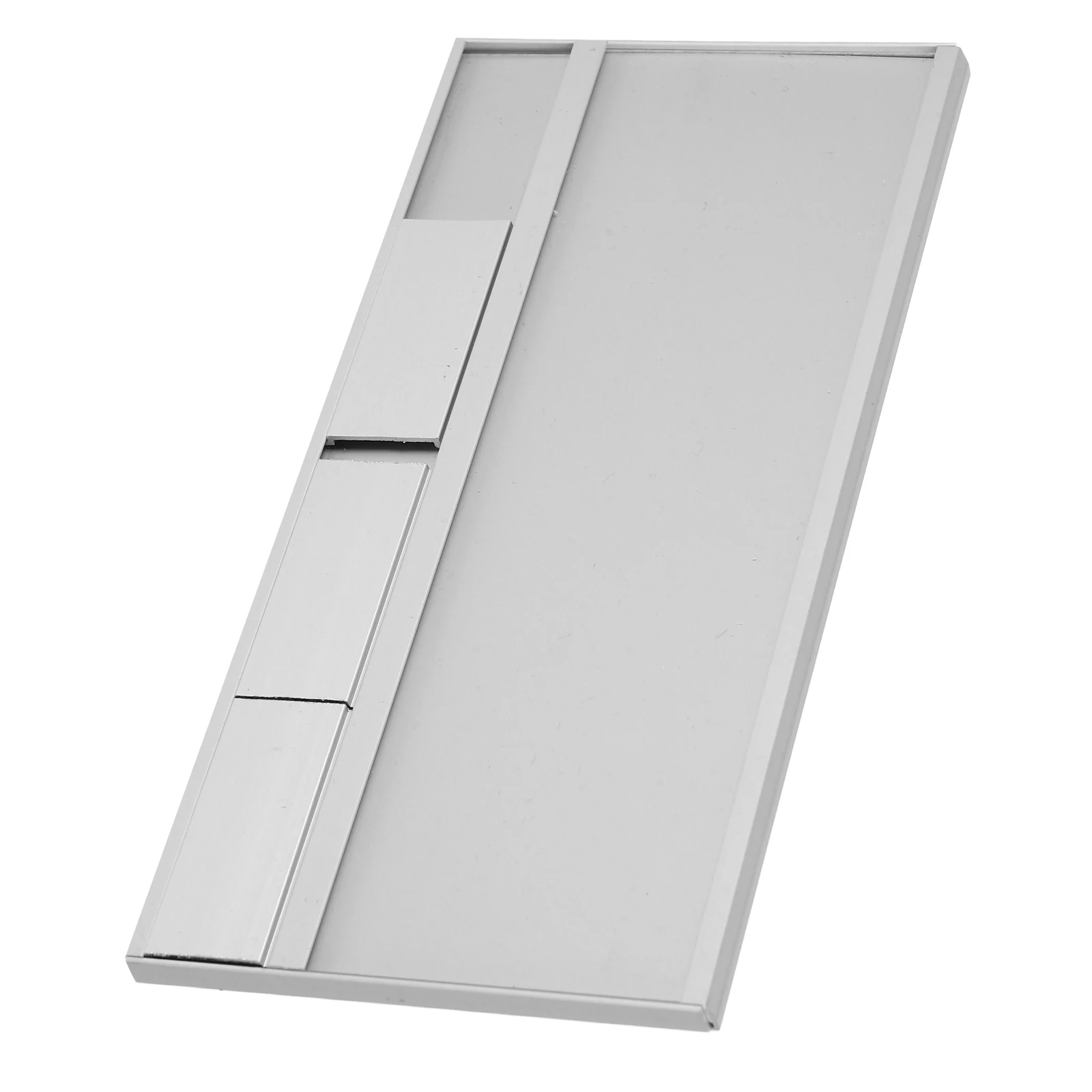 

Workstation Sign Desk Name Plate Desktop Blank Plates for Plaques Aluminum Alloy Card Holder Clear Tags
