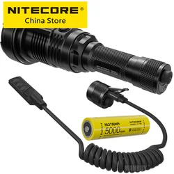 SALE Nitecore P35i 3000 Lumens Long Range LEP Flashlight 1650 M USB-C Rechargeable Torch Light Spot Flooding Lights RSW2i Remote