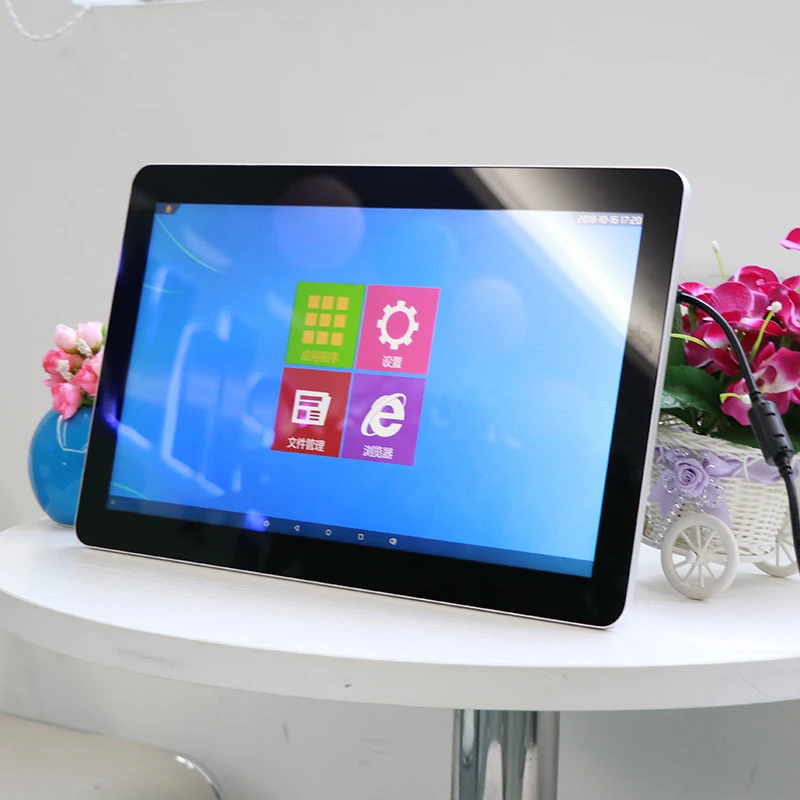 14 pulgadas POS PC Digital Totem Windows Os Pcap pantalla interactiva pantalla táctil Pos Monitor para empresas