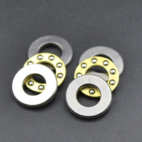 F5-10M f5 10m Thrust Ball Bearings 5x12x4mm miniature planar bearing Inner Diameter 5 mm Mini Axial Ball Bearings