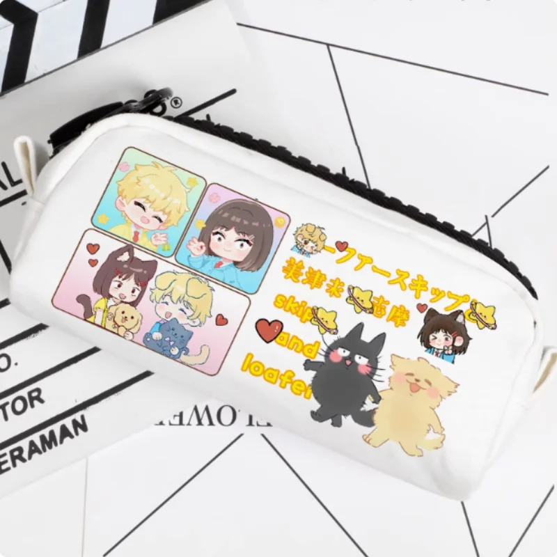 

Anime Skip and Loafer Pencil Case Oxford Canvas Storage Bag Pencil Box Pencilcase School Pen Bag 2691