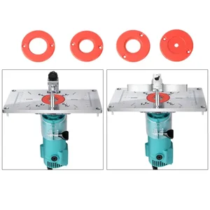 Alumínio Router Tabela Inserir Placa, Bancos De Madeira, Ferramentas De Madeira, Máquina De Corte Com Anéis, Fresagem 10 principais vendas argola para cadeira - №6