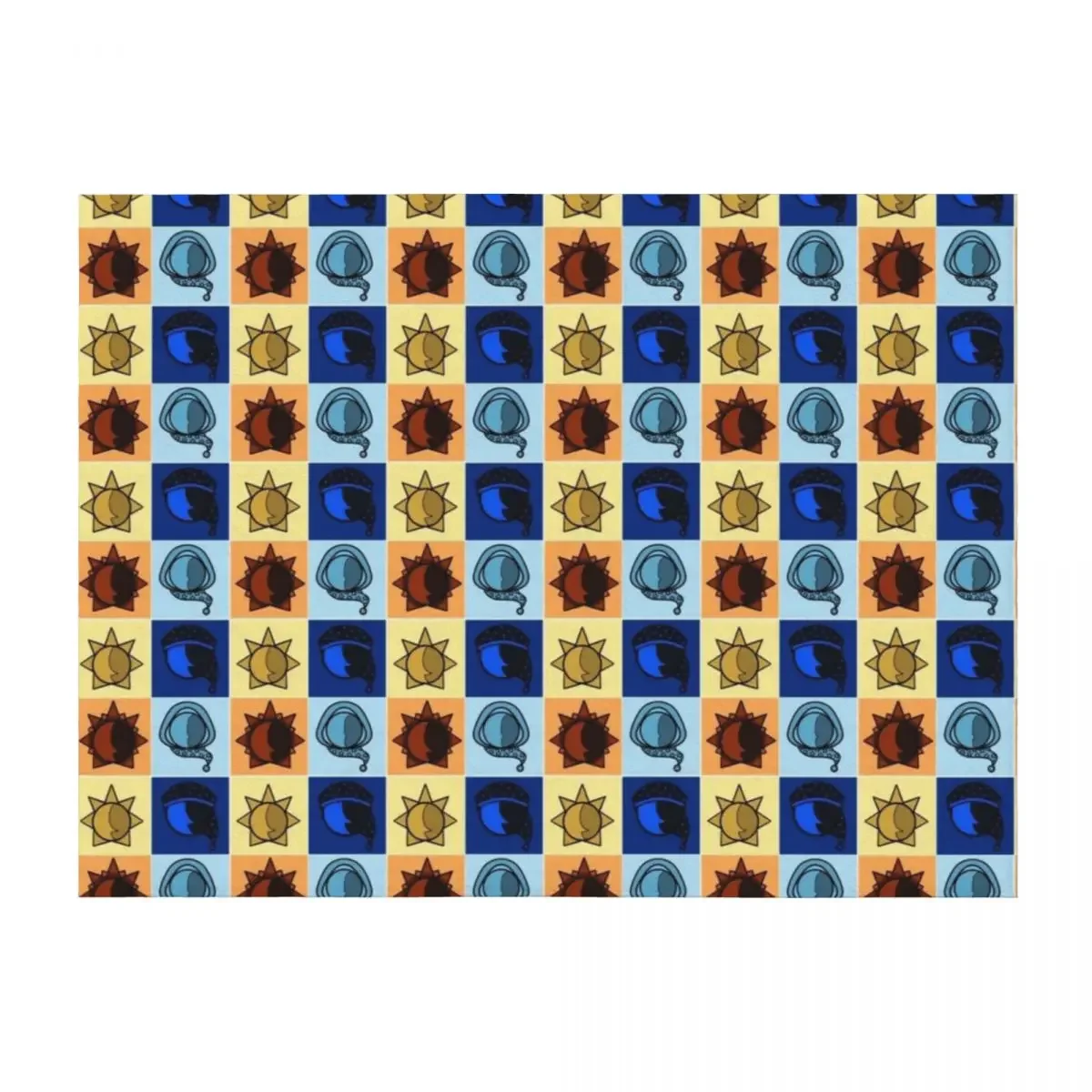 

Sun and Moon Show Brothers Throw Blanket decorative for winter valentine gift ideas Blankets