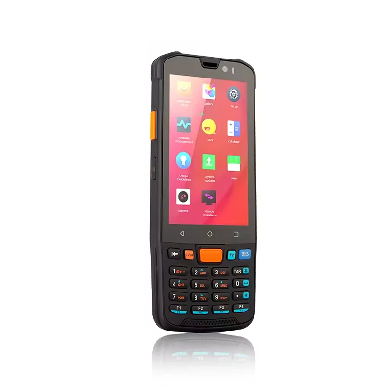 IP 65 waterproof 4 inch android rugged pda handheld industrial Data Collector Full keyboard PDA support RFID fast scanning C4100