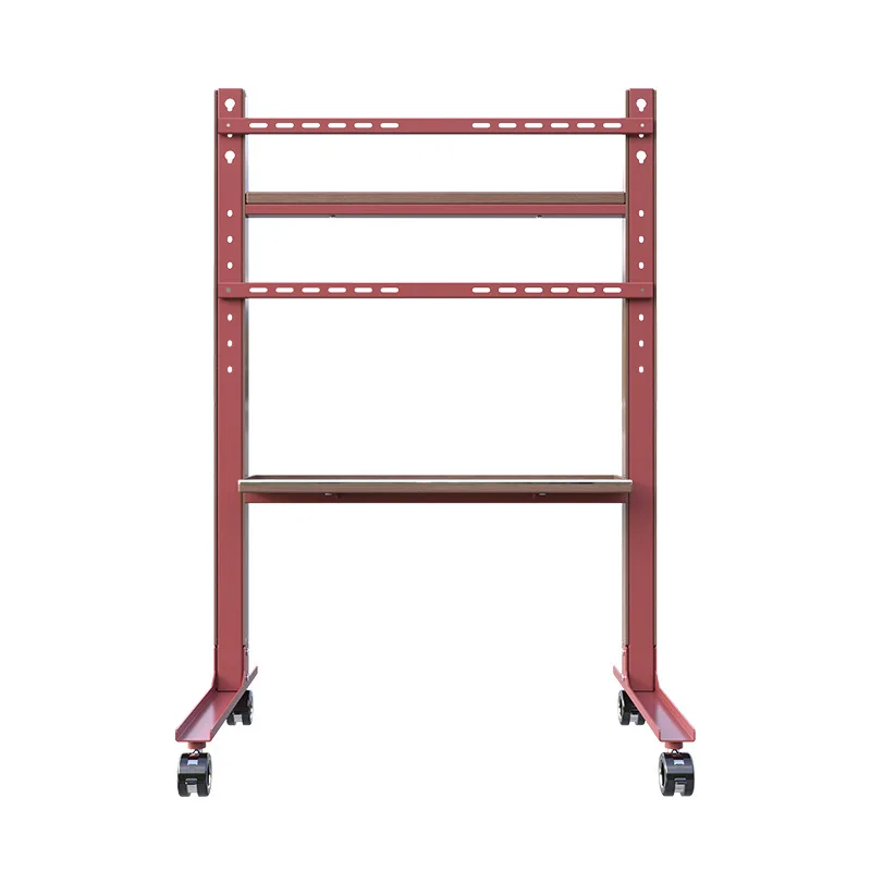 Suporte de TV universal, carrinho de mão móvel, suporte de arte giratório, rack de chão, cabide retrô simples.