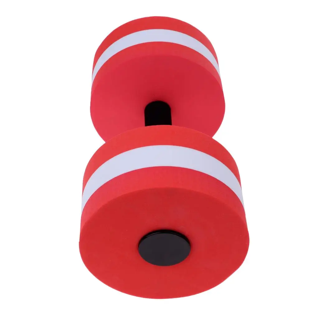 Water Weighted Dumbbell Aerobics EVA Foam Barbell for Swimming Pool Strength Fitness Adults Exercise