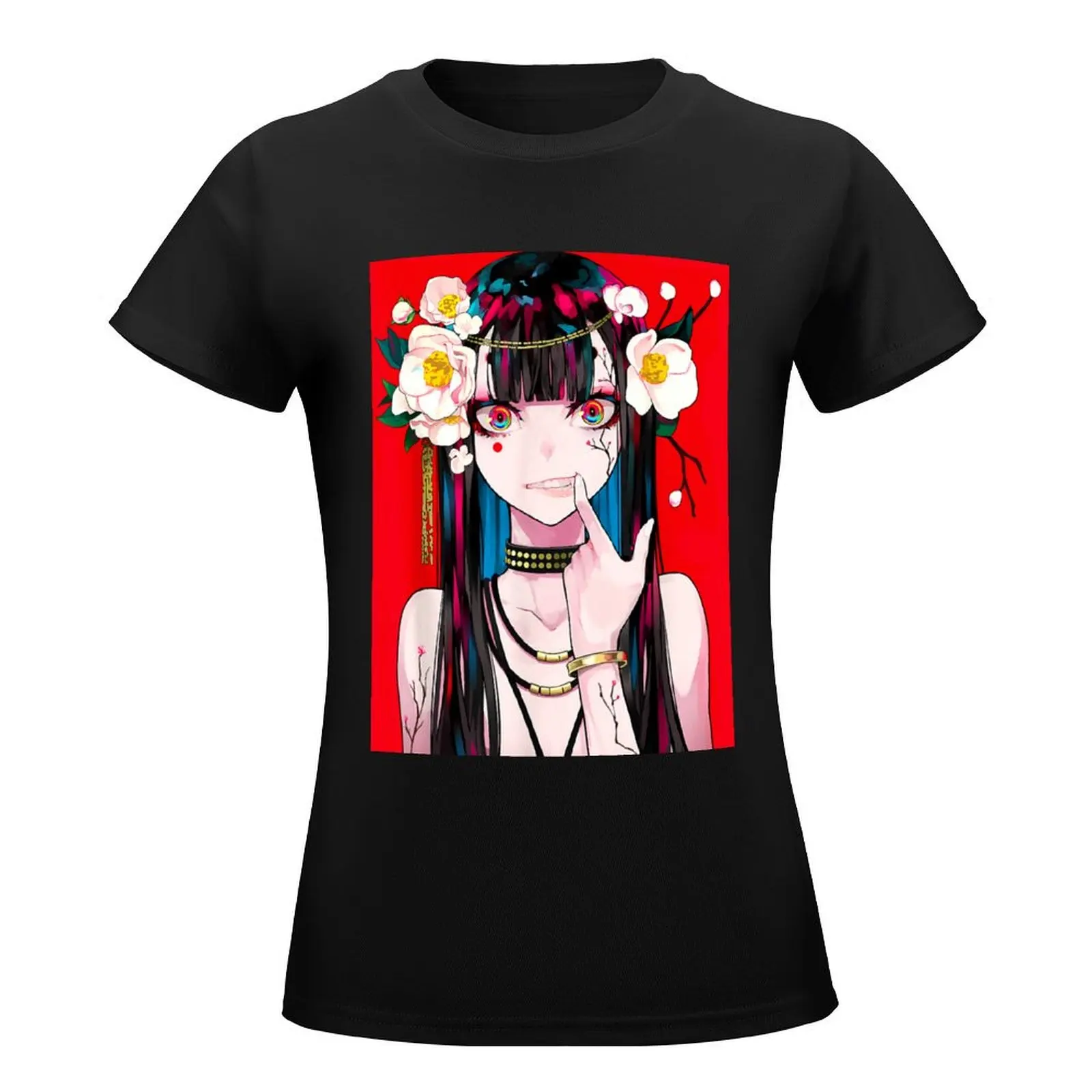 Anime Girl Japanese Aesthetic Anime Otaku Gift T-Shirt vintage clothes funny hippie clothes t-shirts for Women pack