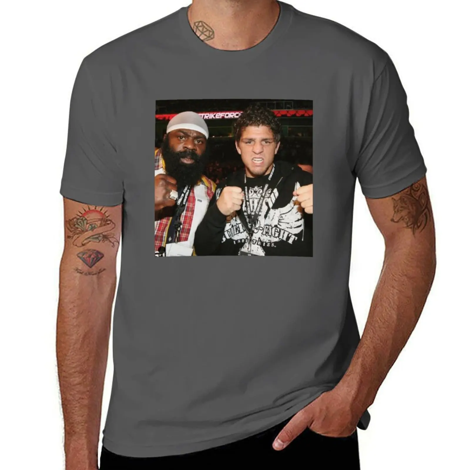 Legends Diaz Shirt Nick : T Slice Kimbo T-Shirt Simple Casual Short Sleeve Cotton T-Shirt