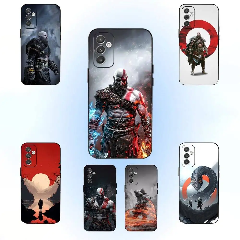 

COOL G-God of War Phone Case For Samsung Galaxy A91,A80,A73,A72 ,A71,A53A52,A32 ,A31A22,A21s,A20,Black Cover