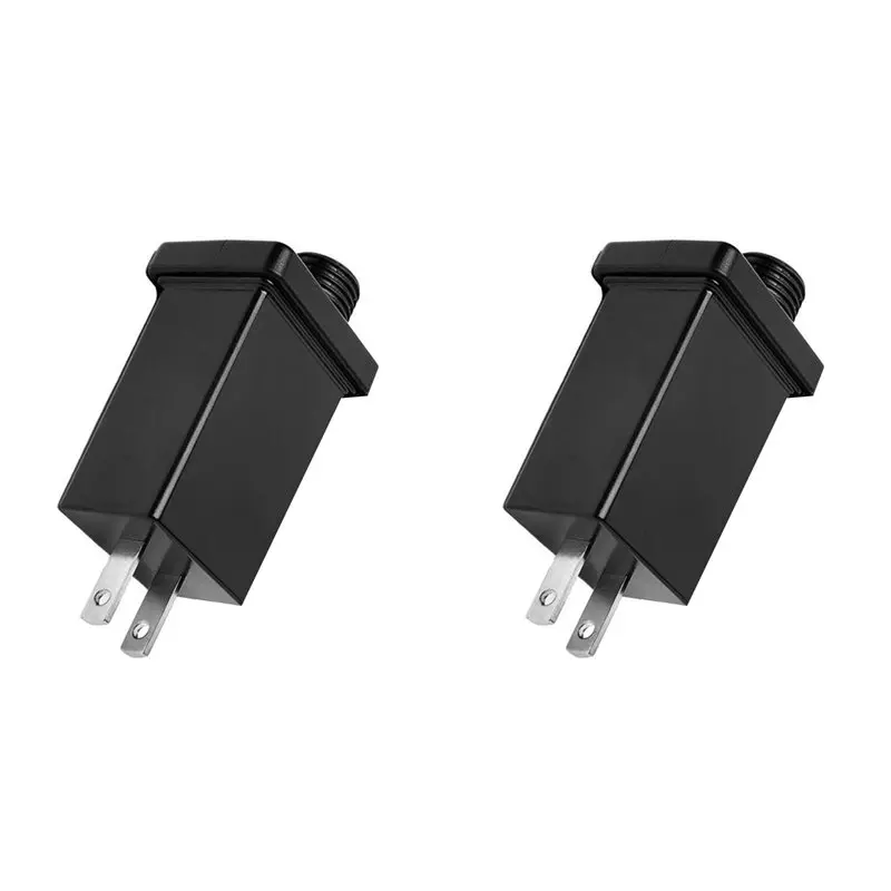 AA08-2X 12V 1A 12W Plug LED Power Supply LED Transformer Plug Adapter IP44 Waterproof LED Light Strip Adapter (US)