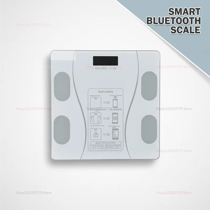 

Умные цифровые весы для ванной с Bluetooth, анализатор состава тела, профессиональные, для домашнего использования, точные.