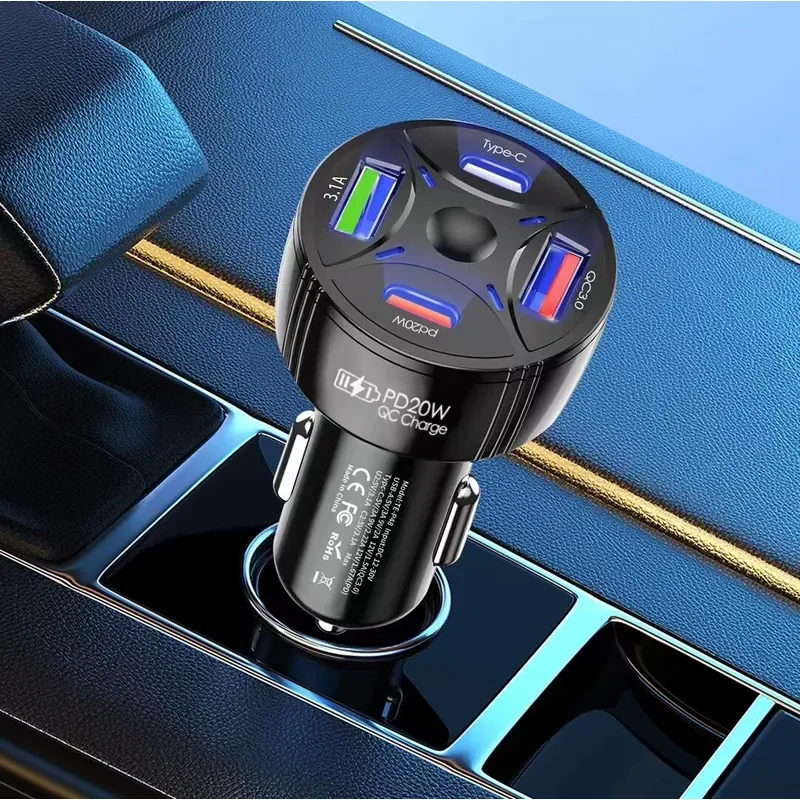 for 580 Car Charger Source Factory High Quality Total Power 53W Super Fast Charging