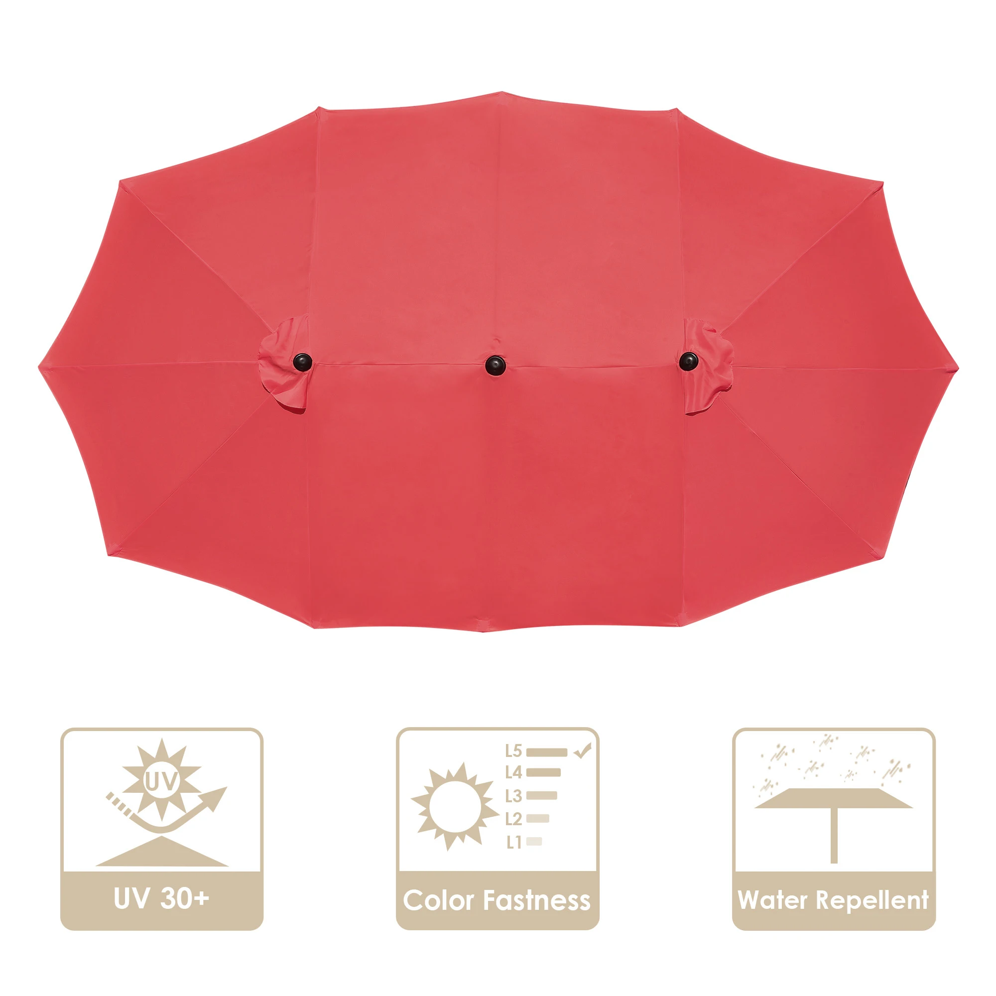 

Umbrella Cover 14FT Double Sided Umbrella Cover Replacement