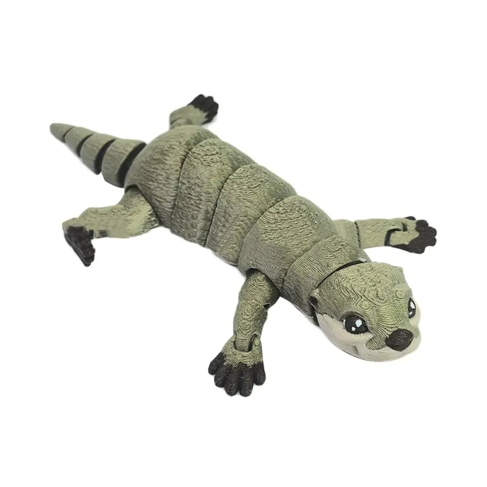 

Creative Design 3D Printed Otter Multi-jointed Cute Style PLA Otter Model Movable PLA Mini Otter Doll Children's Play