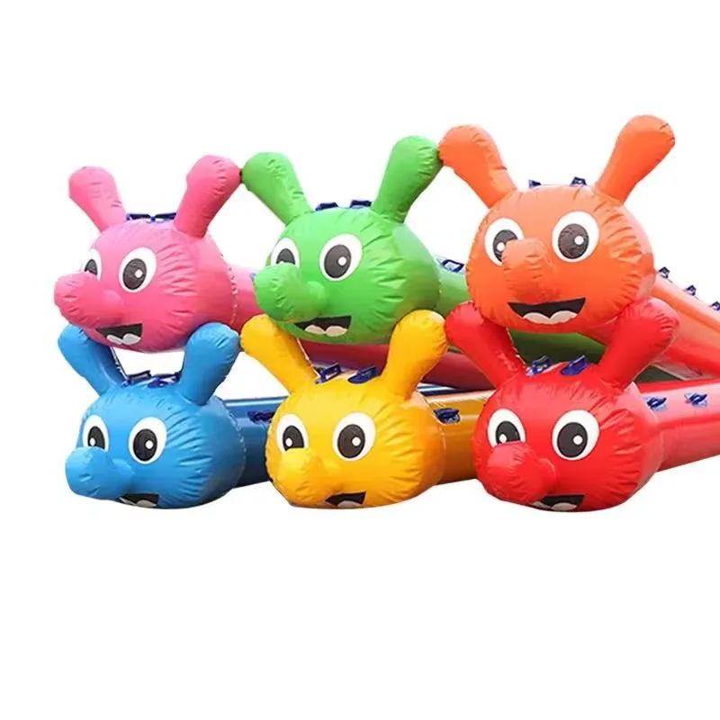 

Customized 5 Seats Durable PVC Inflatable Dry Land Dragon Boat Trainer for Student Props Parent-Child Activities