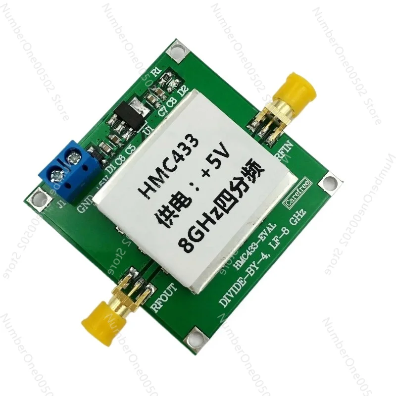 HMC433 Microwave Divider 4 Frequency divider 8GHZ Low noise Frequency Division For Ham Radio Amplifier +5 V