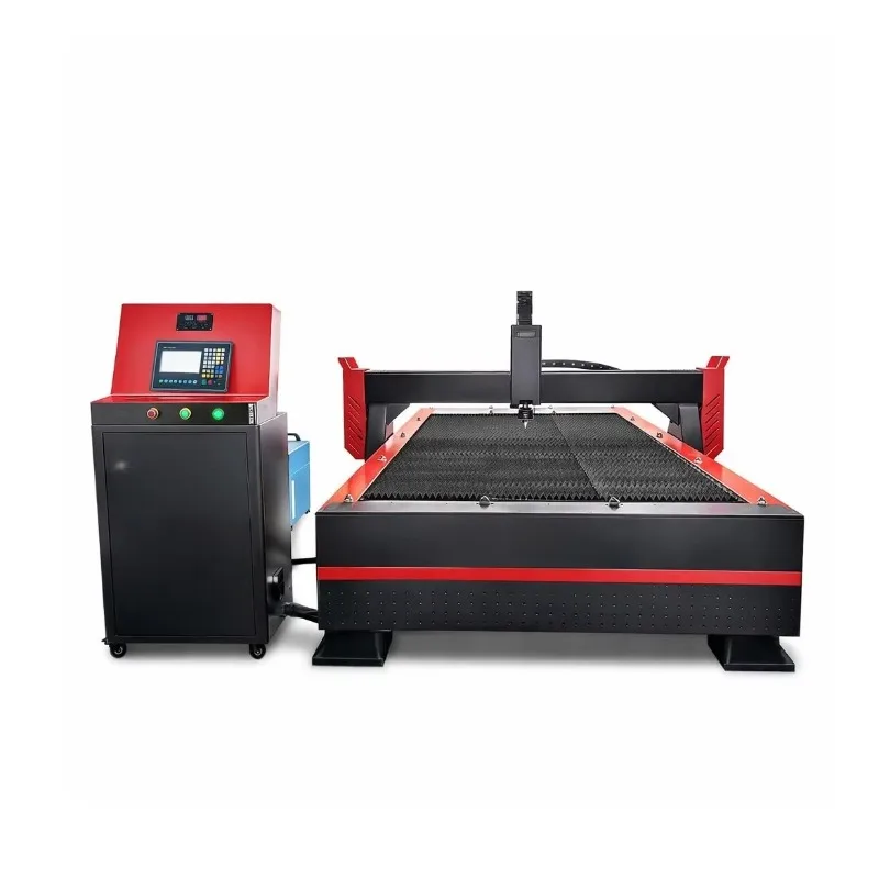 Industrial 3D Gantry Type CNC Plasma Cutting Machine Metal Single Phase Complete System Kit Plasma Source Table
