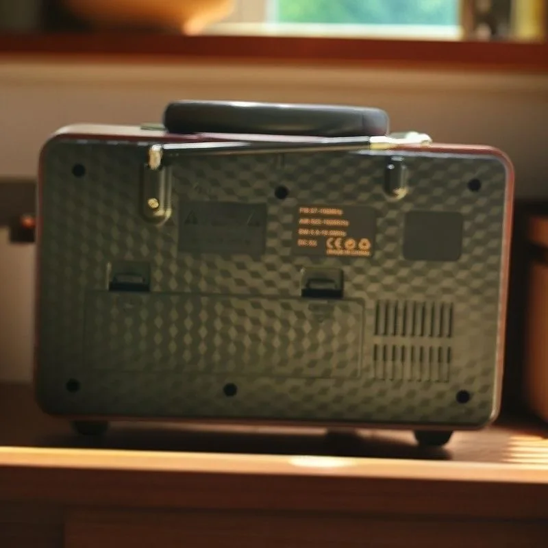 Ностальгическое настольное радио FM, средневолновая коротковолновая Bluetooth-колонка, подключаемая карта звука