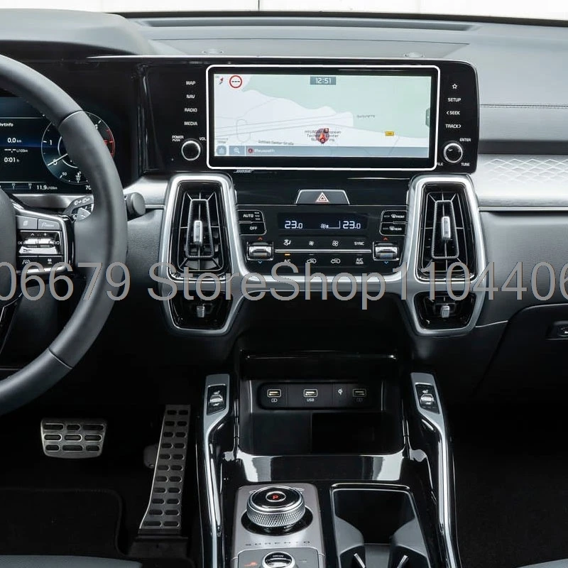 

Tempered Glass film For Kia Sorento MQ4 2021 2022 10.25inch Car Navigation Screen Protector car interior Accessories