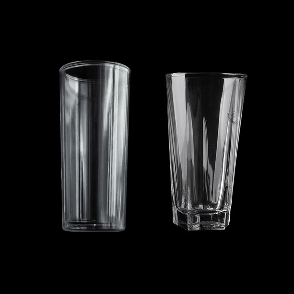 

Cup Milk Prop Transparent Disappearing Cups for Party Trick Stage Performance Vanishing Toy Props