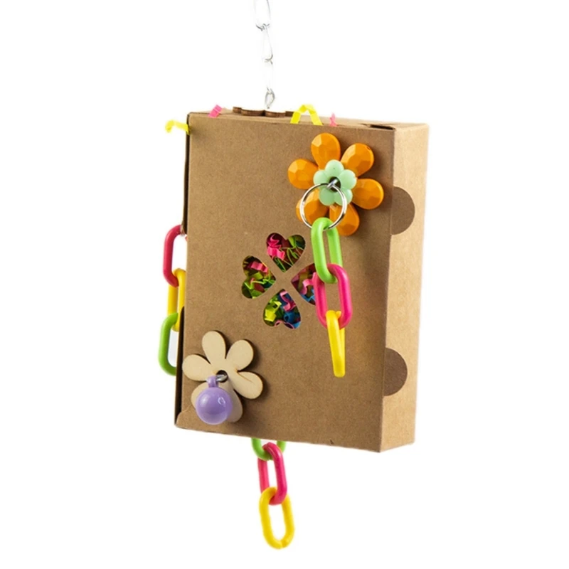 Parrot Chewing Toy Paper, Rattan Parrots, Beak Grinding Toy, Bites Resistant, Cockatiels, Parakeets Hangings, Molar Toy