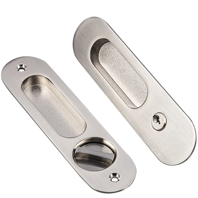 Yy Invisible Solid Wood Door Bathroom Door Lock Indoor Bedroom Hook Lock Sliding Door Lock