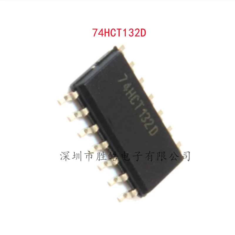 (10PCS)  NEW  74HCT132D 74HCT132  Digital Logic Chip  SOP-14   Integrated Circuit