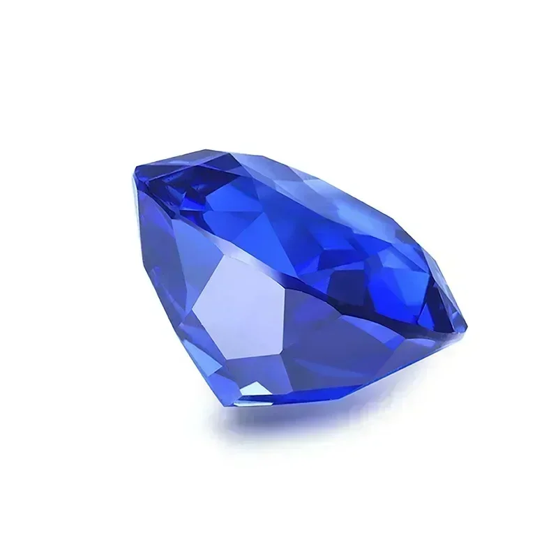 

L-Royal Blue Color Lab Grown Sapphire Round Shape Artificial Gemstone for Diy Jewelry Making Material Selectable AGL Certificate