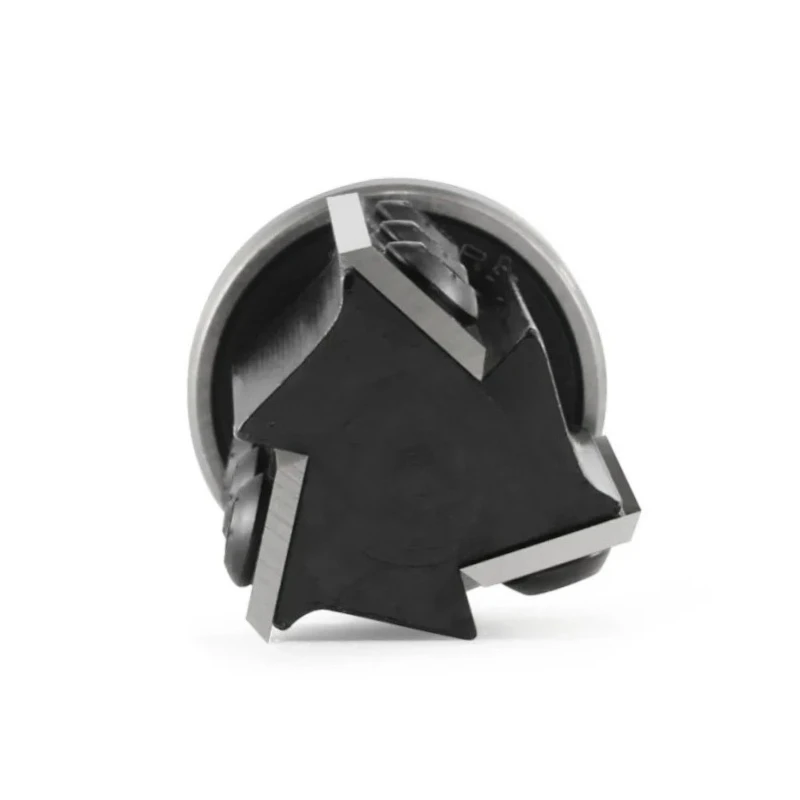 8mm 12mm 1/2" Insert Solid Carbide Flush Trim Bit with H 30mm or 50mm Replaceable Knifves for Wood Flush Trim Router Bits