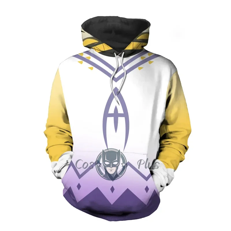 

Anime Adam Cosplay Hoodie Print 3D Uniforms Unisex Party Hazbin Costume Jacket Polyester Casual Outwear FALL Sportswear