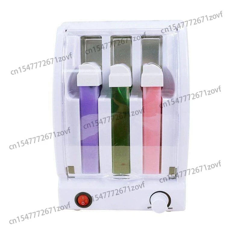 

Simultaneous heating of three quick heaters wax melting machine