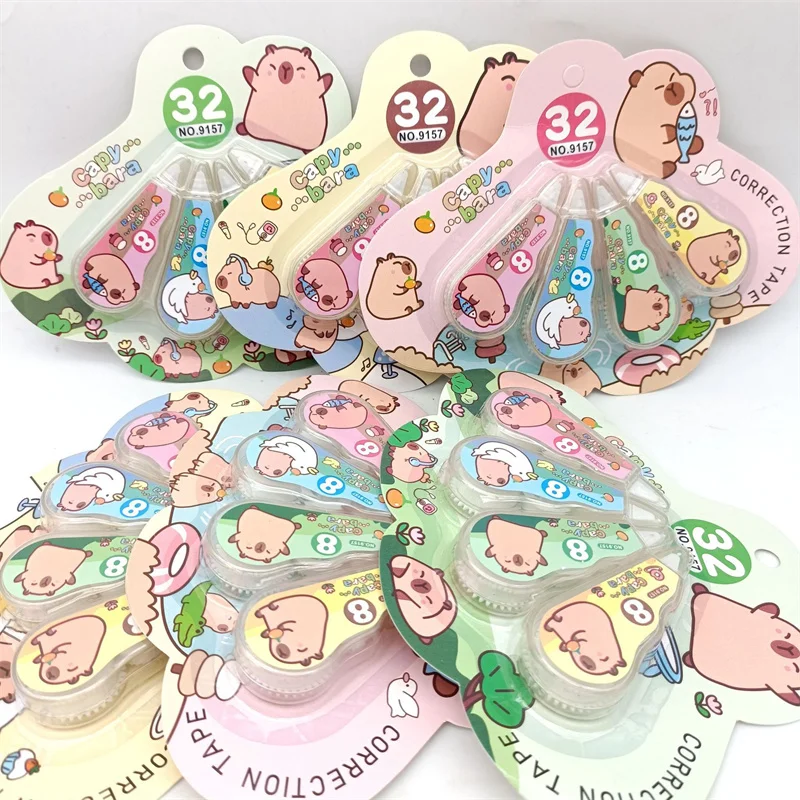 10 set/lot 5mm*5.5m Kawaii Capybara Correction Tape Cute Tapes Promotional Stationery gift School Office Supplies