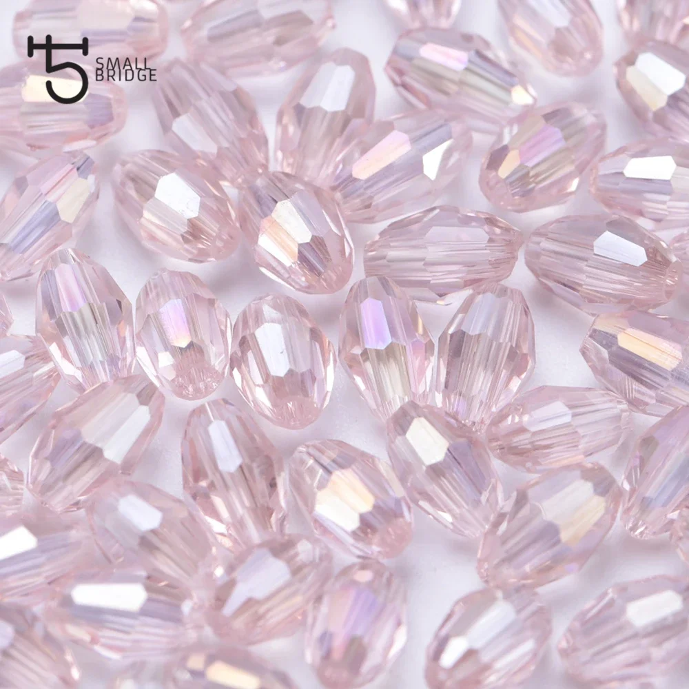 4*6mm Facted Czech Crystal Beads for Jewelry Making Bracelet Diy Accessories Wholesale Loose Spacer Beads Oval Shape Y101