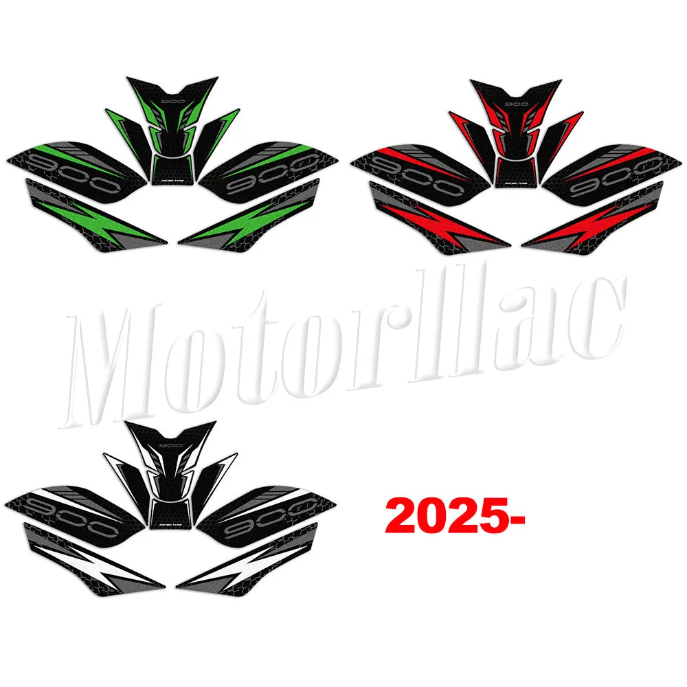 3M Motorrad-Tankpad-Aufkleber Rutschfester Kniegriff-Schutz-Aufkleber Zubehör für Z900 z 900 2025 – Detail 1