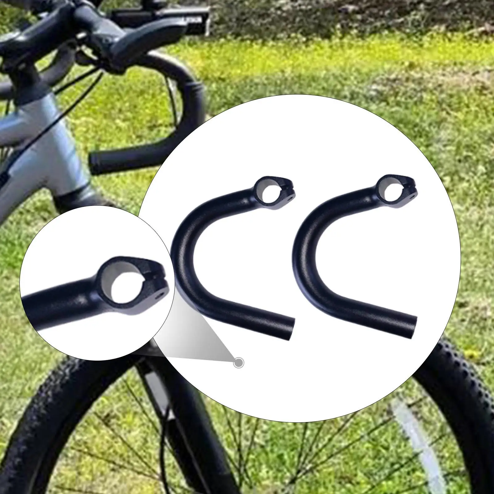 外部アングルバー自転車人間工学に基づいたハンドルバーテープ振動減衰ロードバイクサイクリング用