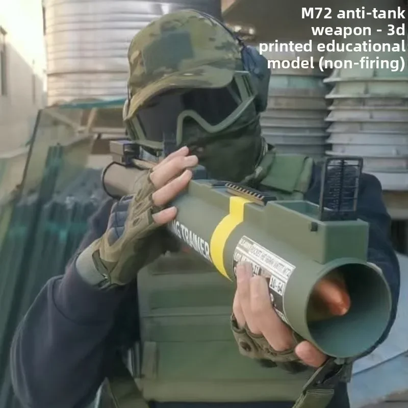 3D Printed 1/1 M72 LAW Rocket Launcher Model - American Anti-Tank Replica, Military Enthusiast Collectible Display & Gift