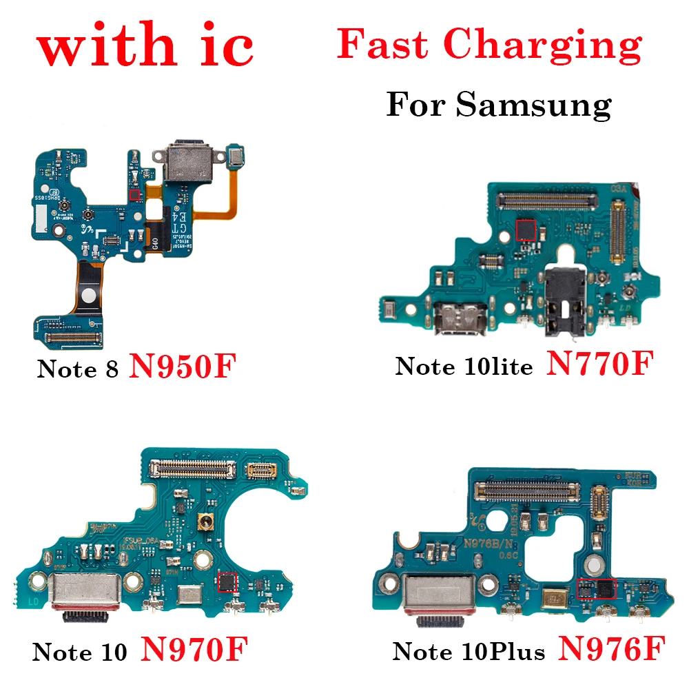 

Поп-бренд для Samsung Note 8 9 10 Plus Lite, USB-разъем для быстрой зарядки, порт для зарядного устройства, гибкий кабель N950F N960F N970F N976F N7