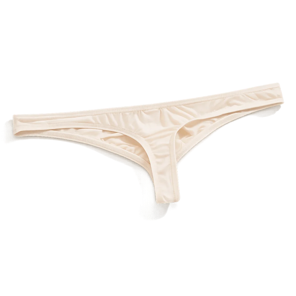 

Fashion Transparent Ice Silk Thongs Large Size Briefs T Back Panties Ultra-thin Low Waist Men's Underwear Male