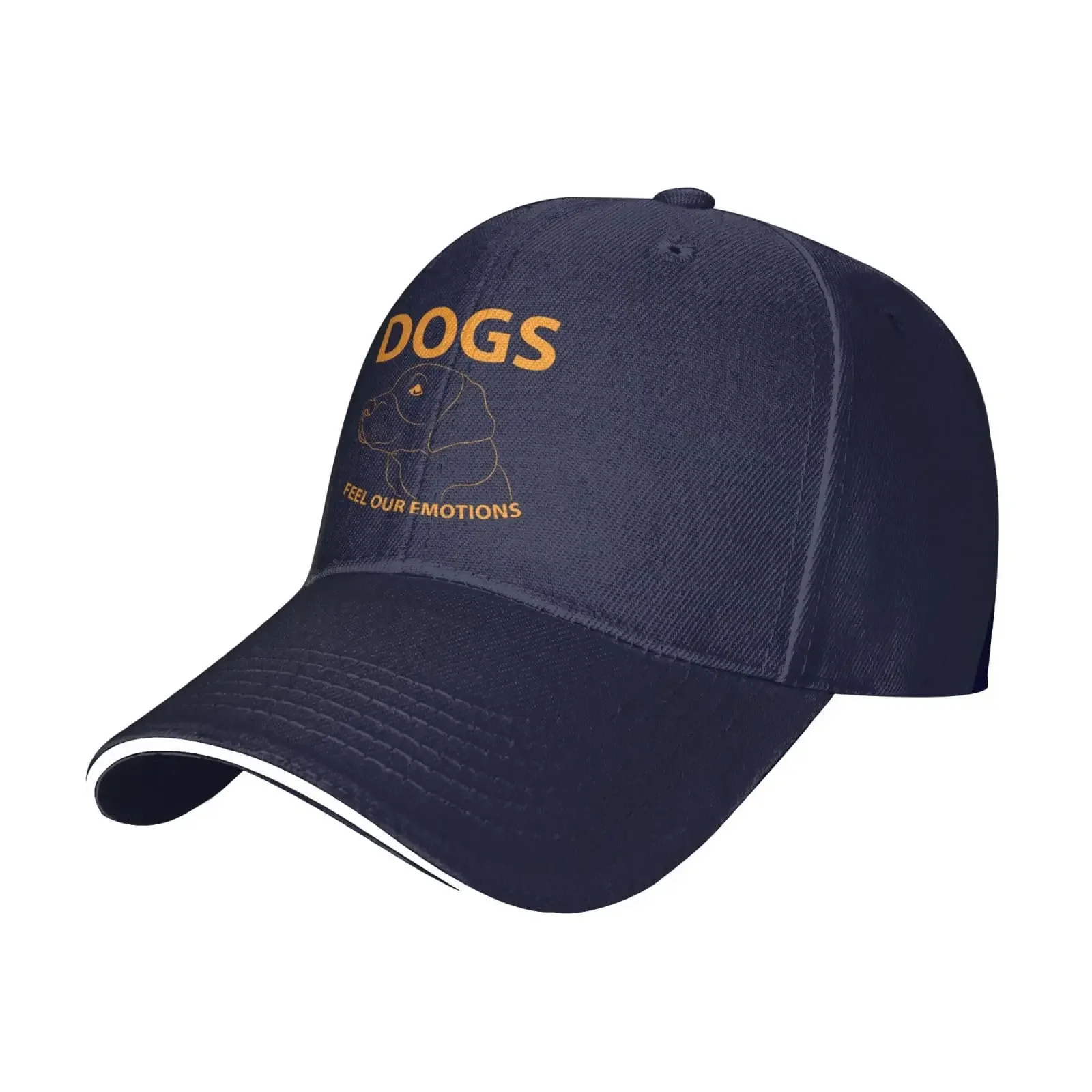 Dogs Feel Our Emotions Baseball Cap Women Men Hats Adjustable Truck Driver Dad Caps Sports Sunhat For Daily Outdoor Streetwear