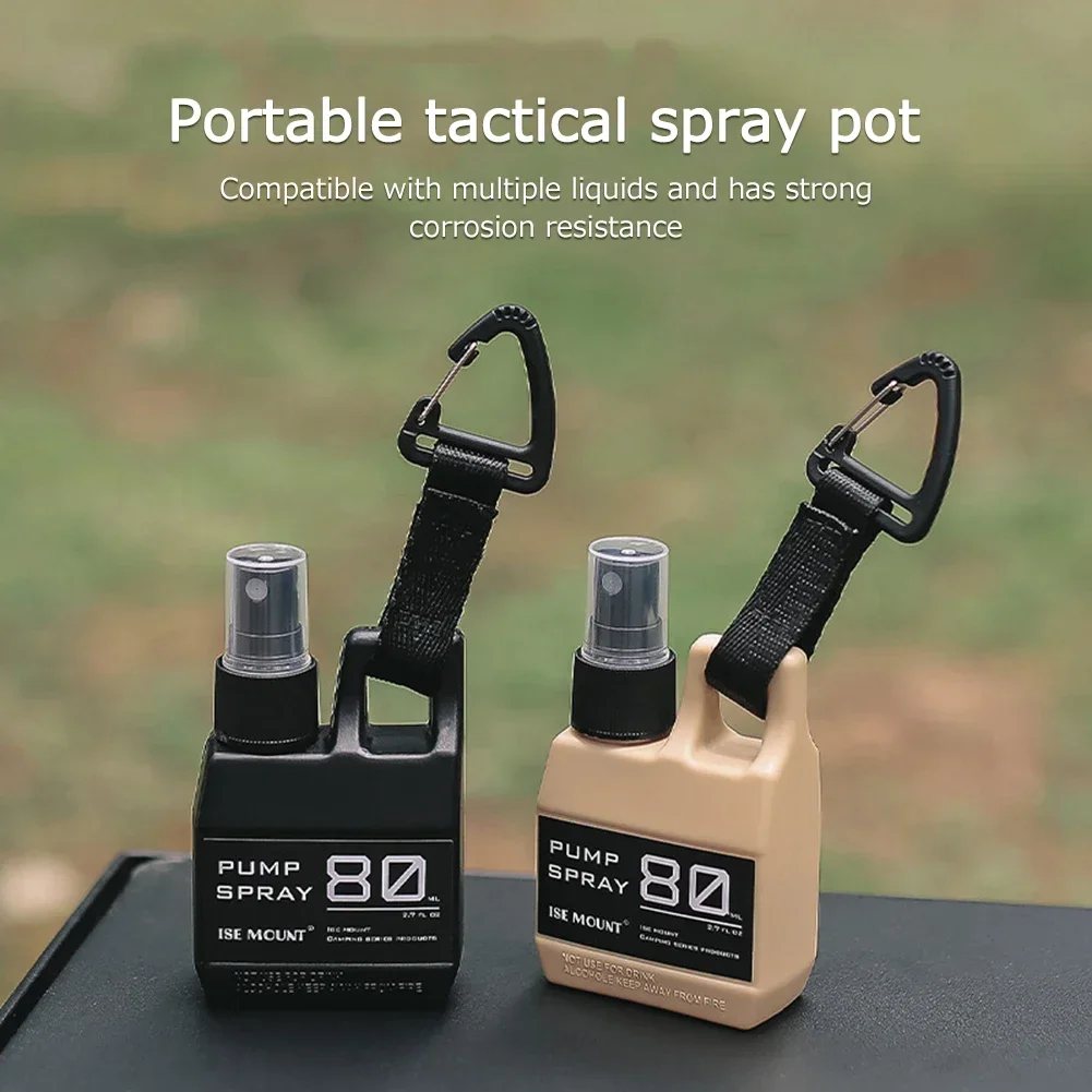 

80ml Outdoor Camping Portable Pump Perfume Refillable Spray Bottle Empty Cosmetic Containers Atomizer Bottle Travel Accessories