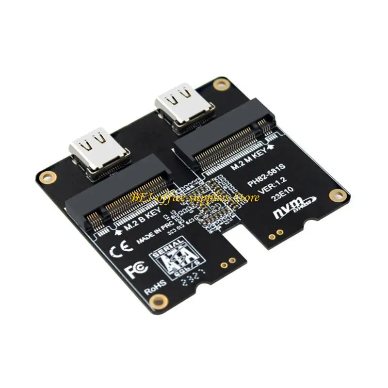 

A9LC DuaProtocol NVMe to USB3.1 Gen2 Adapter 10Gbps for SSD 2230 2242 2260 2280
